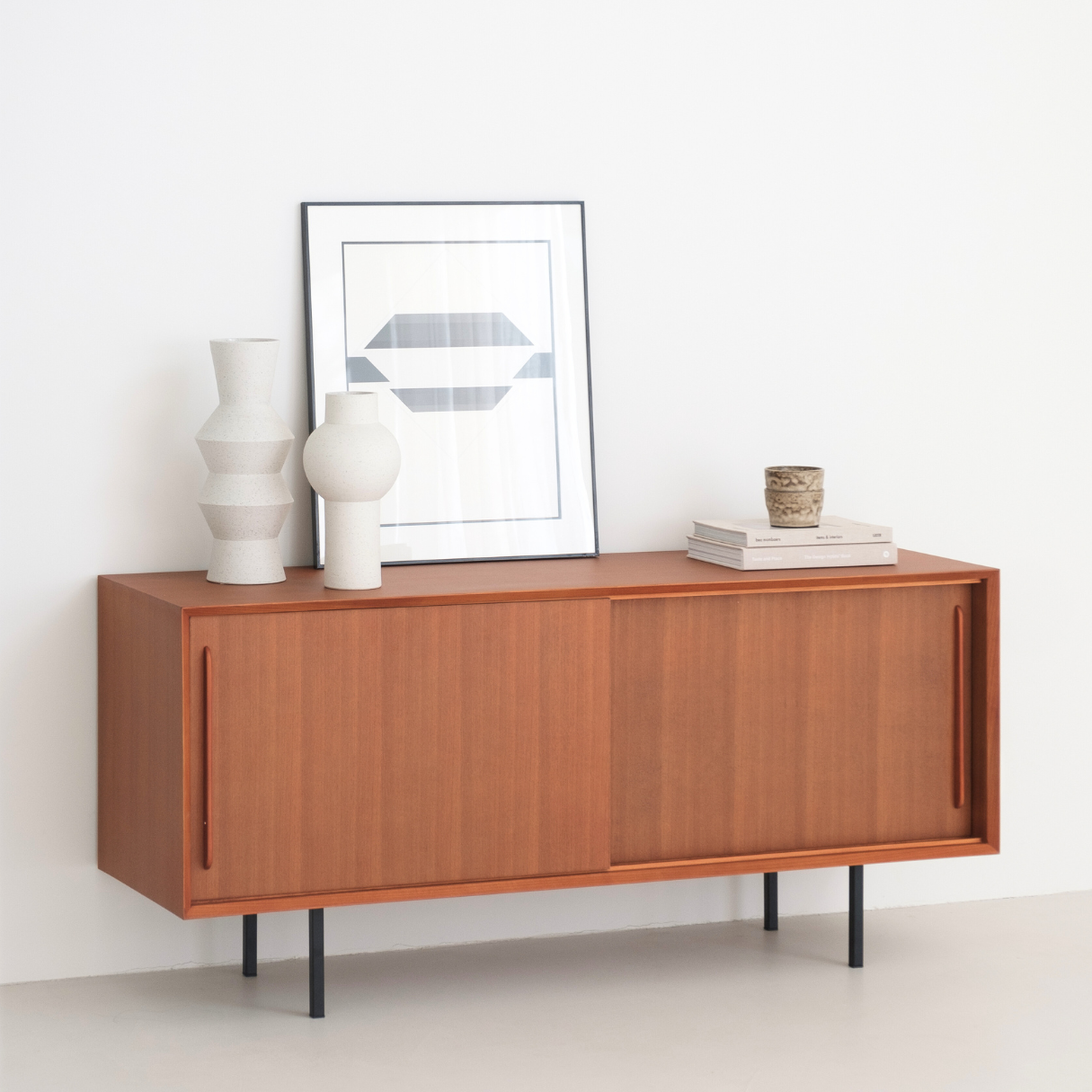 Houten Dressoir Vintage - Teak - Oskar - 150cm