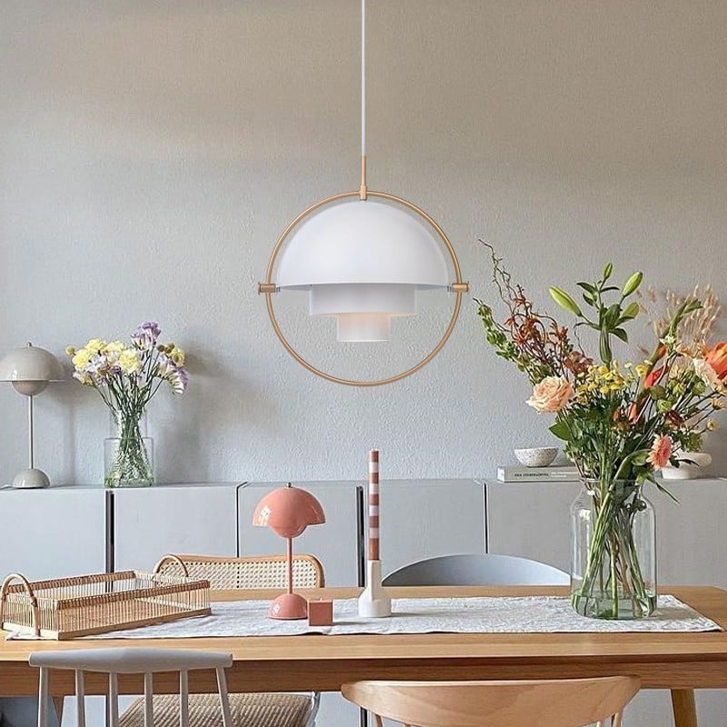 Danish Rotatable Metal Pendant Light S7