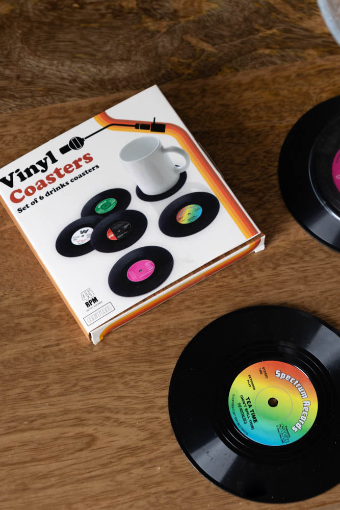 Set di 6 sottobicchieri in vinile