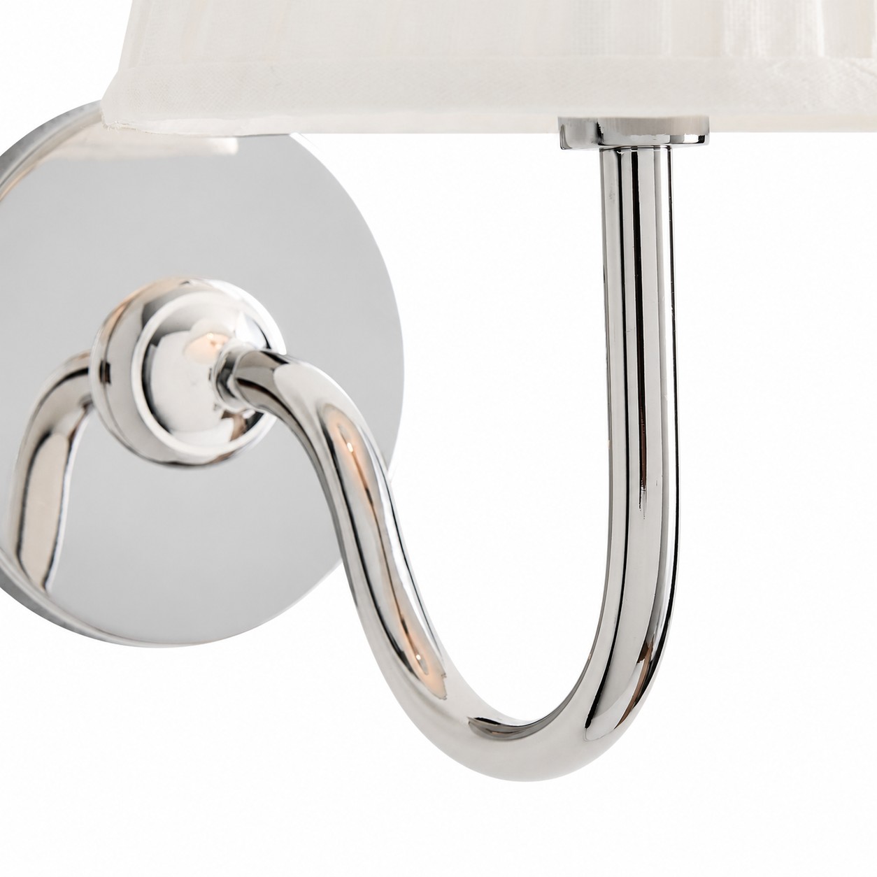Chrome iron arm and canopy