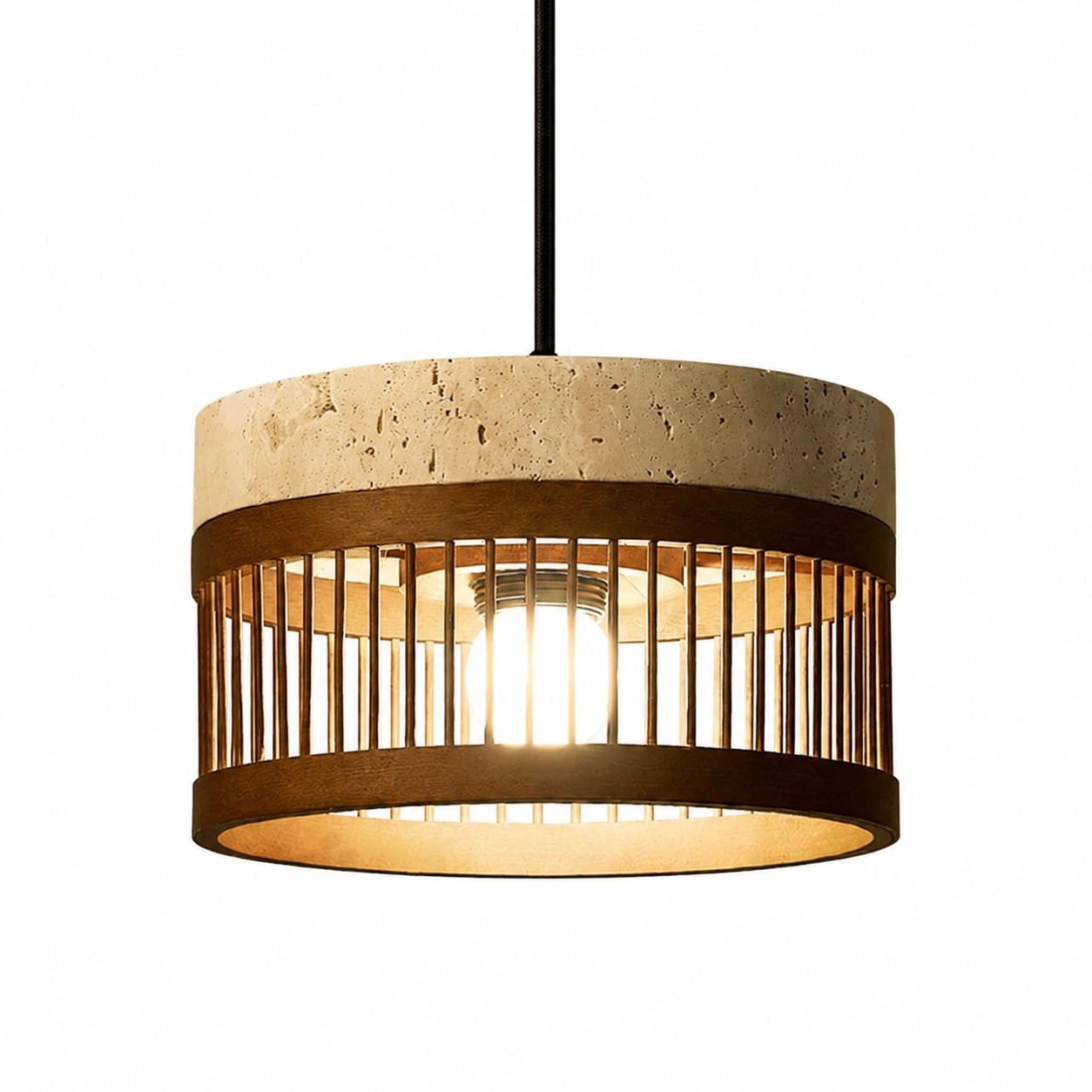 détail du dessous du pendentif