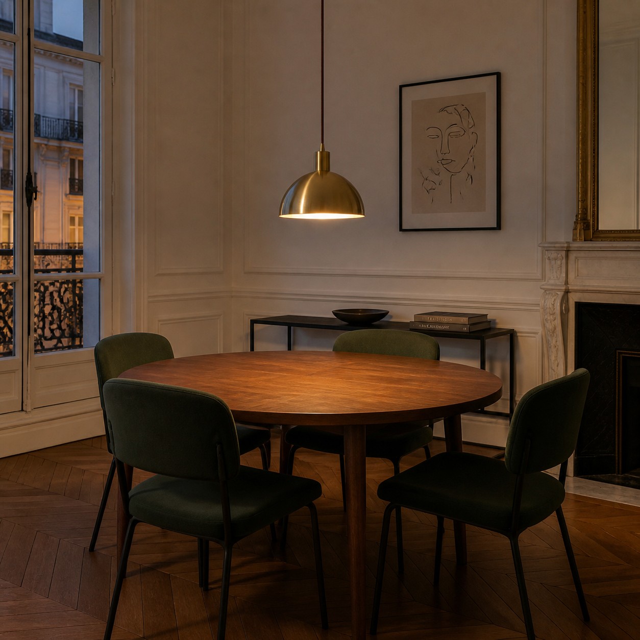 scène de salle à manger