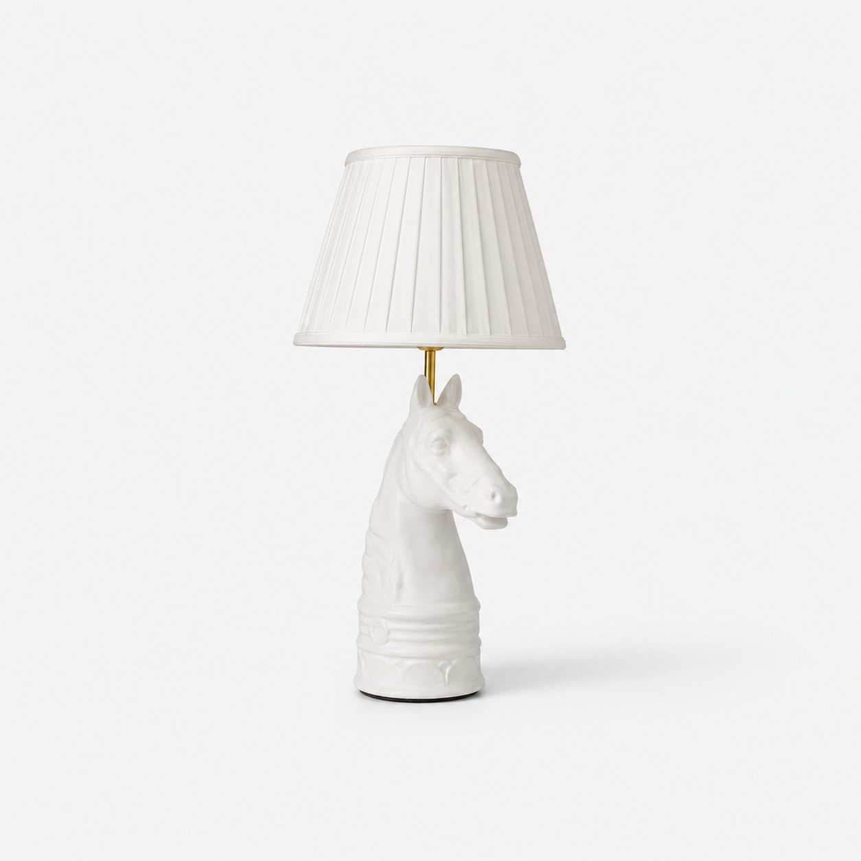 White Pleated Shade