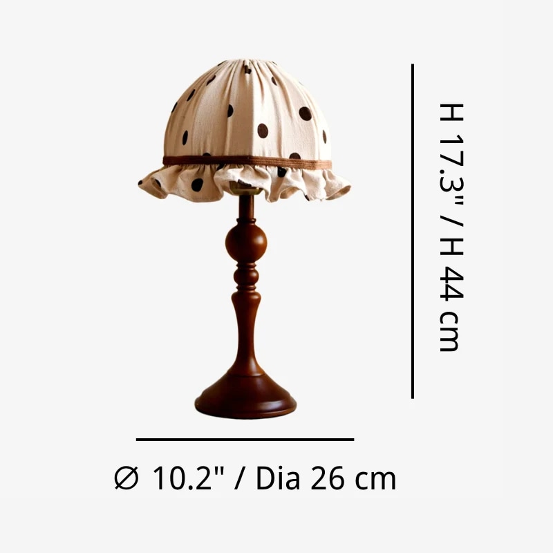 Table lamp dimensions