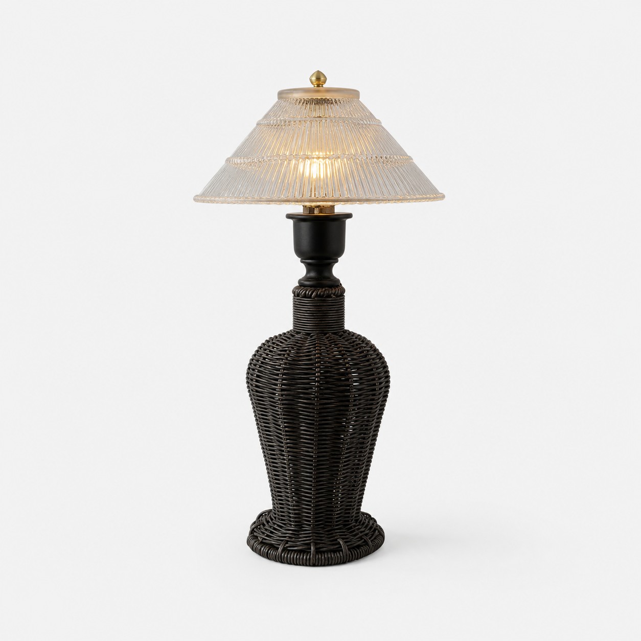 Ribbed Glass Shade