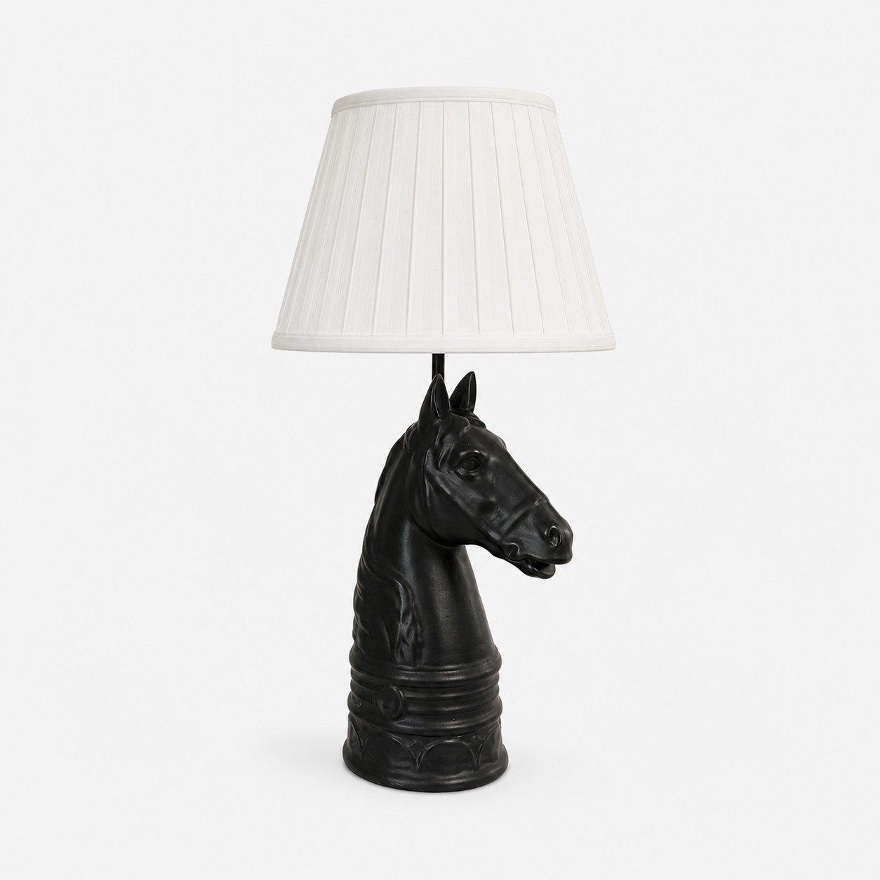 Black Pleated Shade