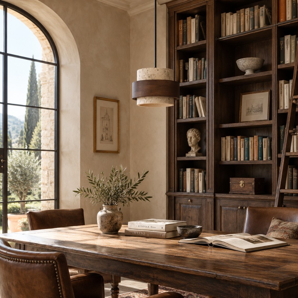 Stonel in a study, unlit