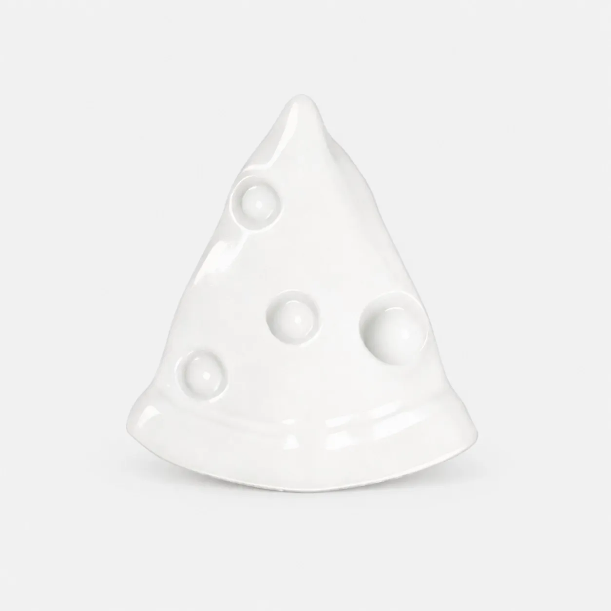 Cheese Slice Cabinet Knob - White