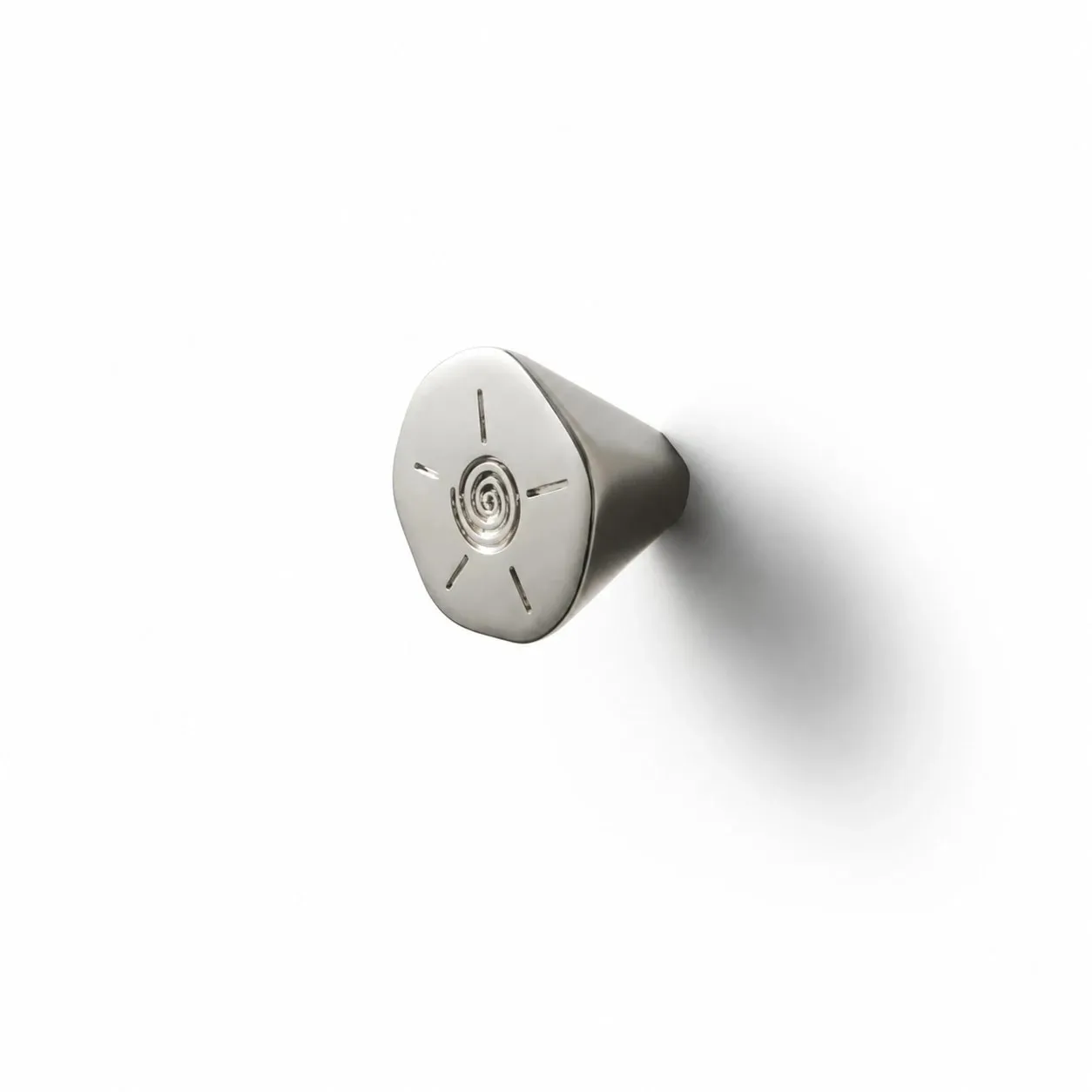 Installed scale of single-hole cabinet knob