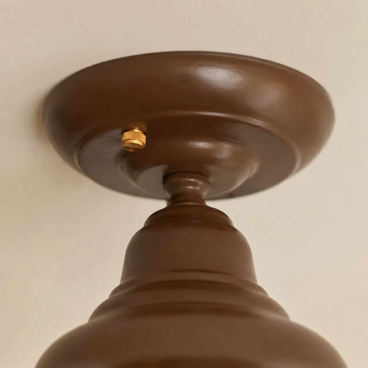 Ceiling light canopy detail
