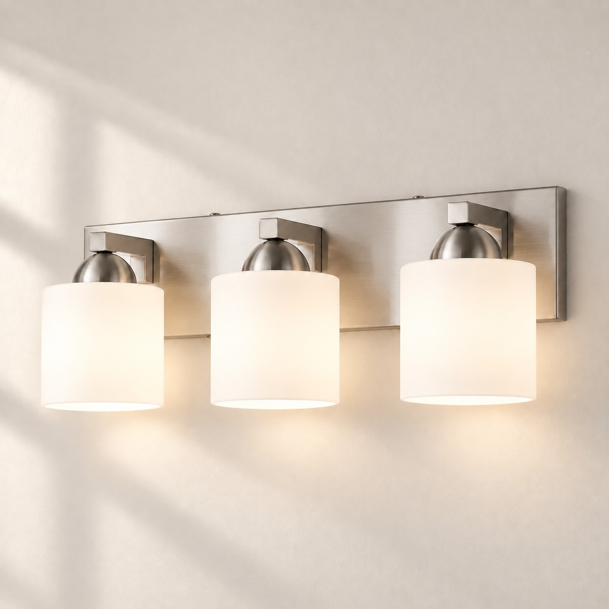 brushed nickel 3 opal